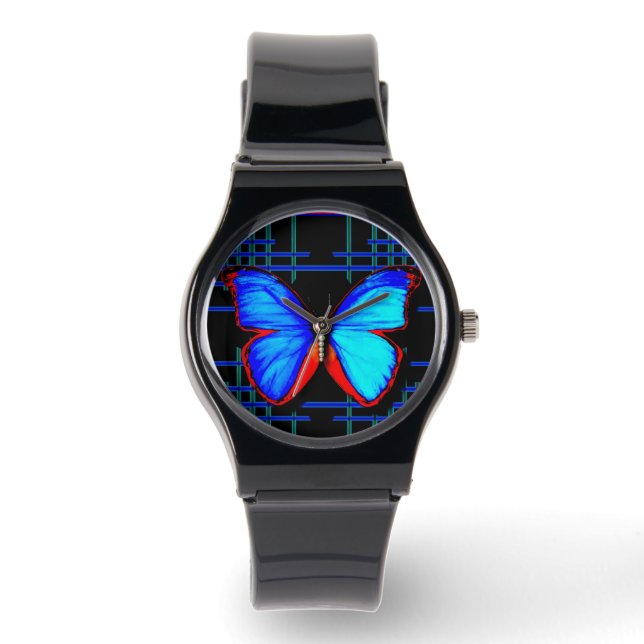 Pearl the Butterfly  Horloge (Voorkant)
