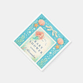 Pearl Tide Mermaid Baby Shower Servet (Hoek)