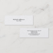 Pearl Trendy Stylish Modern Visitekaartje (Voorkant / Achterkant)