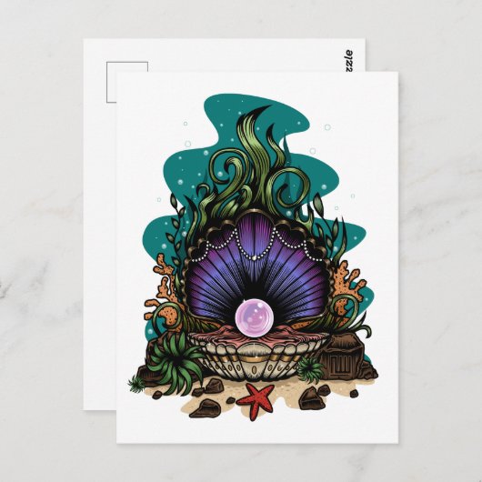 Pearl van het Zee Briefkaart (Voorkant / Achterkant)