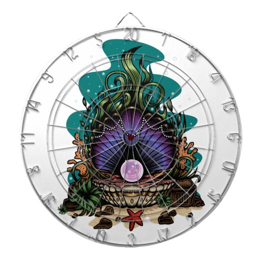 Pearl van het Zee Dartbord (Voorkant)