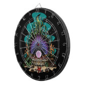 Pearl van het Zee Dartbord (Voorkant Rechts)