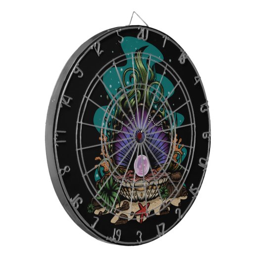 Pearl van het Zee Dartbord (Voorkant Links)
