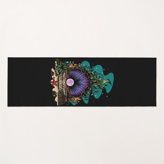 Pearl van het Zee Yogamat (Voorkant (horizontaal))