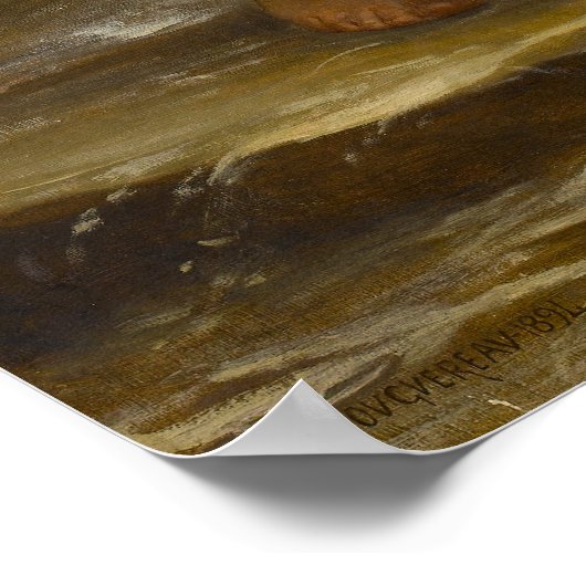 Pearl van William-Adolphe Bouguereau Poster (Hoek)