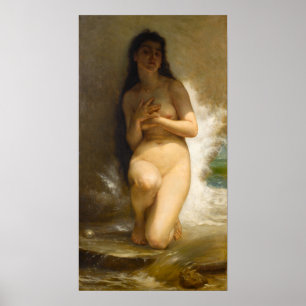 Pearl van William-Adolphe Bouguereau Poster