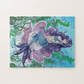 "Pearl" vermaide fantasiekunst PUZZLE Legpuzzel (Horizontaal)