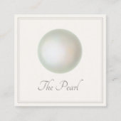 Pearl Vierkante Visitekaartje (Voorkant)