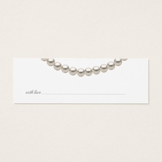 Pearl Vrijgezellenfeest Datum nacht Jar Kaart (Achterkant)