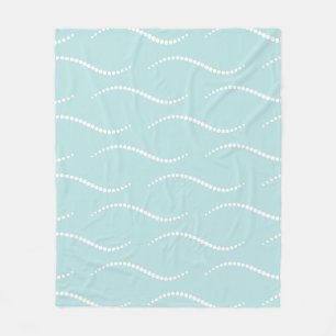Pearl Waves Fleece Deken
