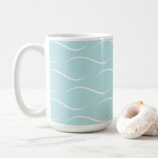 Pearl Waves Koffiemok (Met donut)