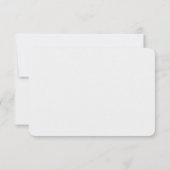 Pearl Wedding Heart RSVP Wedding Kaartje (Achterkant)