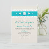  Pearl Wedding Invitations Kaart (Staand voorkant)
