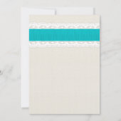 Pearl Wedding Invitations Kaart (Achterkant)