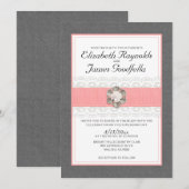 Pearl Wedding Invitations Kaart (Voorkant / Achterkant)