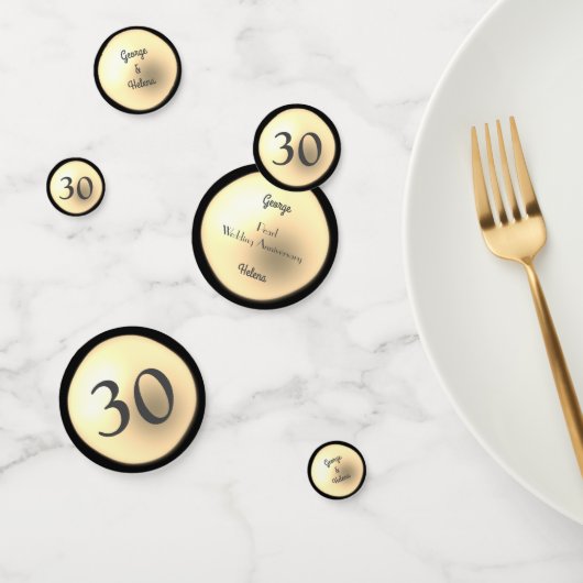 Pearl Wedding Jubileum Tafel Confetti (Groep)