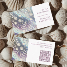 Pearl White Floral Damask Elegant Paars Pattern