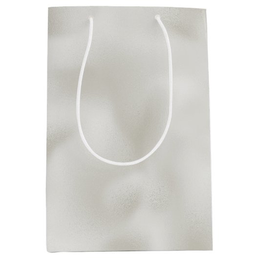 Pearl White Luxe     Medium Cadeauzakje (Voorkant)