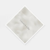 Pearl White Luxe Servet (Hoek)