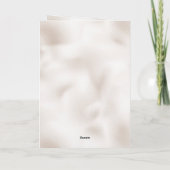 Pearl White Mint Green Christmas Tree Kaart (Achterkant)