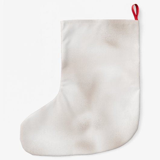 Pearl White Mint Roze Kerstbomen Grote Kerstsok (Achterkant)