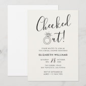 Pearl White onderzocht grappig modern Vrijgezellen Kaart (Voorkant / Achterkant)