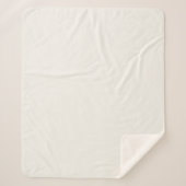 Pearl White Sherpa Blanket for Ultimate Comfort Deken (Voorkant)