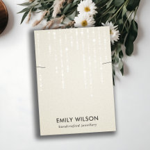 PEARL WIT LICHT SNAREN KETTING BAND DISPLAY