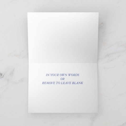 PEARL WITHIN AN OYSTER CUSTOMIZABLE GREETING CARD BEDANKKAART (Binnen)