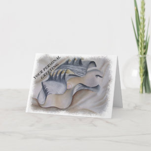 PEARL WITHIN AN OYSTER CUSTOMIZABLE GREETING CARD BEDANKKAART