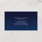 Pearl Yin Yang Tree - kleurrijke bladeren Visitekaartje (Achterkant)