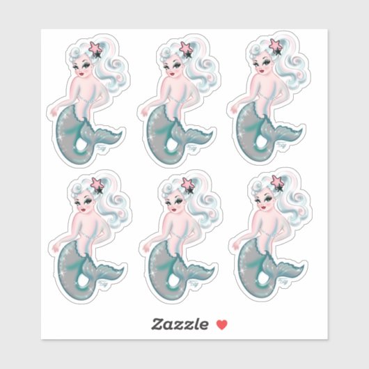 Pearla Mermaids Sticker (Vel)