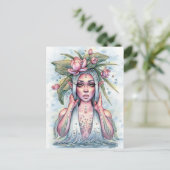 Pearla Water Nymph Briefkaart (Staand voorkant)