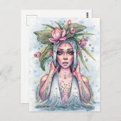 Pearla Water Nymph Briefkaart (Voorkant / Achterkant)