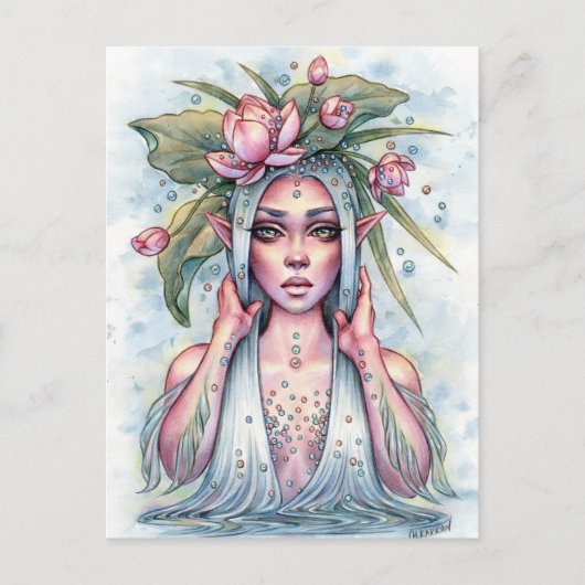Pearla Water Nymph Briefkaart (Voorkant)