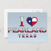 Pearland, Texas Briefkaart (Voorkant / Achterkant)