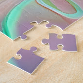 Pearlescent Fantasy AI Art  Etherische Vrouw Legpuzzel (Zijkant)