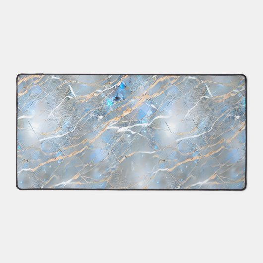 Pearlescent marmer Stone Bureaumat (Voorkant)