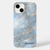 Pearlescent marmer Stone Case-Mate iPhone Case (Achterkant)