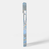 Pearlescent marmer Stone Case-Mate iPhone Case (Achterkant / Links)