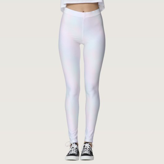 Pearlescent White Leggings (Voorkant)