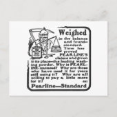 "Pearline Advertisement" Briefkaart (Voorkant)