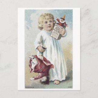 Pearline Kind met Doll Briefkaart
