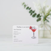 Pearlized White van de Planner van de partij Visitekaartje (Staand voorkant)