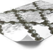 Pearls altijd in het Poster Stijl (Hoek)