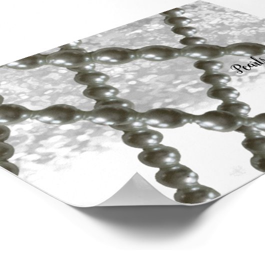 Pearls altijd in het Poster Stijl (Hoek)