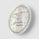 Pearls and Diamonds 30th Wedding Jubileum Ronde Klok (Hoek)