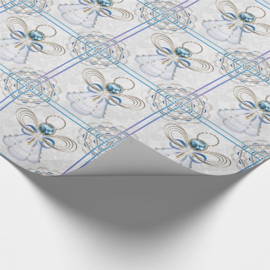 Pearls and Gold - Metallic kerstengel uit Joy Cadeaupapier (Hoek)