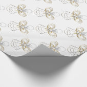 Pearls and Gold - Metallic kerstengel uit Joy Cadeaupapier (Hoek)