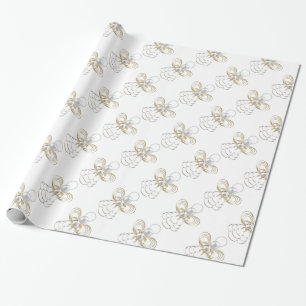 Pearls and Gold - Metallic kerstengel uit Joy Cadeaupapier